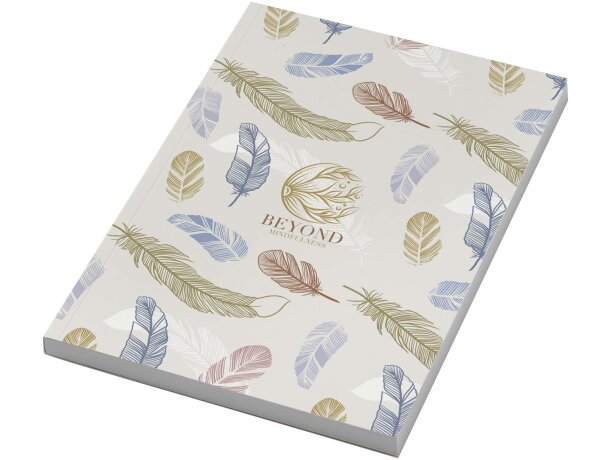Cuaderno Novella Austen A5 tapa blanda 100 hojas papel FSC Blanco detalle 35