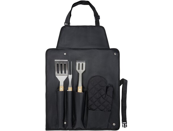 Set de barbacoa de 5 piezas Gril Negro intenso detalle 3