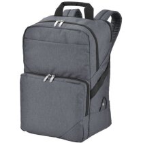 Mochila ligera de lujo para portátil en poliester personalizada gris Mochila ligera de lujo para portátil en poliester personalizada gris