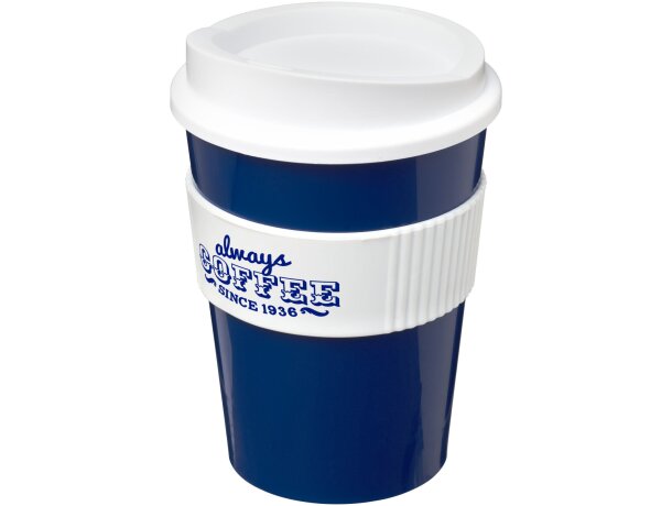 Americano® Medio 300 ml con agarradera Azul/blanco detalle 1