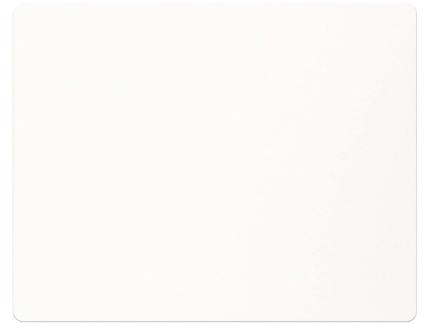 Alfombrilla ratón Lumin con superficie lisa y base antideslizante Blanco detalle 1