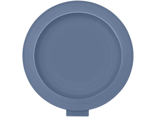 Fiambrera con logotipo de tapa hermética a prueba de fugas en plástico Cirqula Azul marino detalle 2