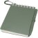 Set libreta tapa blanda y bolígrafo exterior Lig Mini Verde jaspeado
