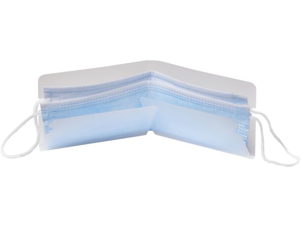 Neceser plegable para mascarillas Madden Transparente escarchado detalle 7