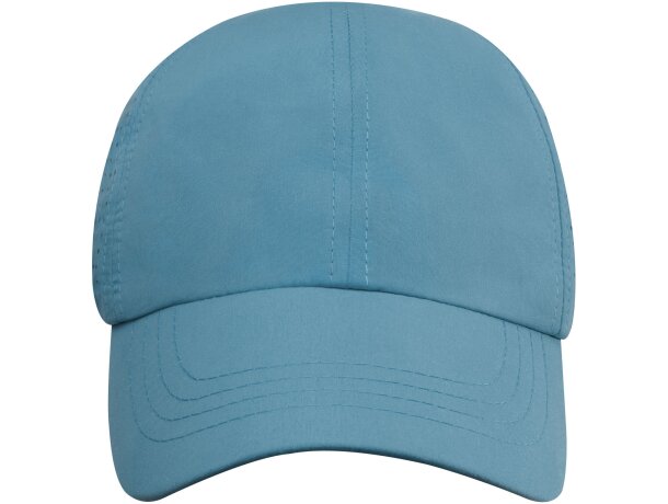 Gorra reciclada de 6 paneles Cool Fit GRS Mica Azul nxt detalle 10