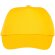 Gorra infantil de 5 paneles Feniks Kids Amarillo detalle 6