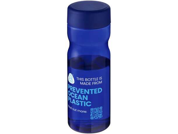 H2O Active® Eco Base Bidón deportivo con tapa de rosca de 650 ml Azul detalle 13