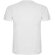 Camiseta deportiva infantil Montecarlo Roly punto piqué Blanco detalle 2