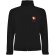 Chaqueta softshell unisex Rudolph de Roly con resistencia agua Negro intenso detalle 1