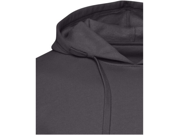 Sudadera con capucha unisex Spinel algodón orgánico certificado Gris detalle 16
