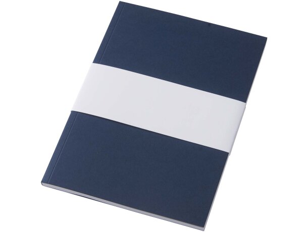 Libreta A5 tapa blanda Novella Austen papel certificado FSC Azul detalle 35