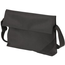 Bolsa de mensajero de poliéster 300d personalizada negro intenso Bolsa de mensajero de poliéster 300d personalizada negro intenso