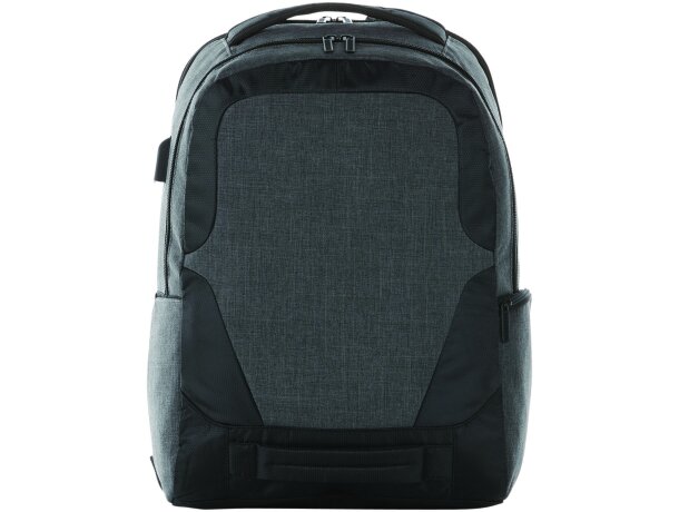 Mochila para ordenador personalizada 17 poliéster Overland Carbón detalle 2