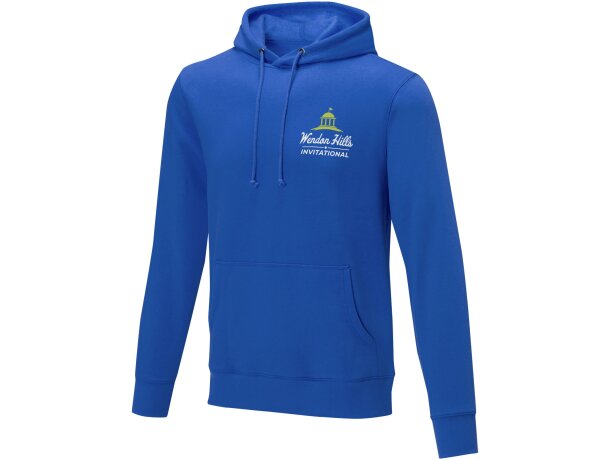 Sudadera con capucha Charon para hombre con interior afelpado Azul detalle 19