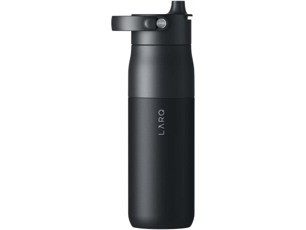 Botella LARQ Swig Top 680ml con filtro purificador integrado Negro intenso detalle 2