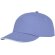 Gorra personalizable de 5 paneles con detalle de ribete Azul claro