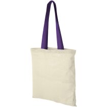 Bolsa tote económica algodón 100g asas contrastadas 10 colores