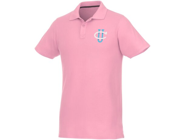 Polo de manga corta para hombre Helios con logo