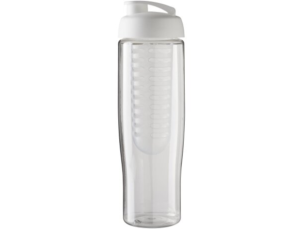 H2O Active® Tempo Bidón deportivo e infusor con Tapa Flip de 700 ml Transparente/blanco detalle 5