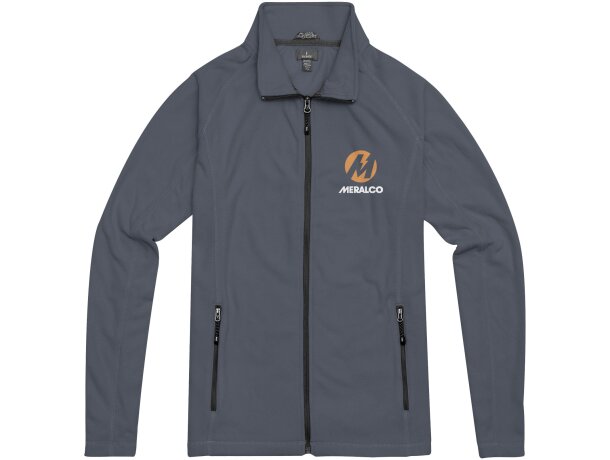 Forro de Microfibra con Cremallera Completa "rixford" Gris tormenta detalle 17
