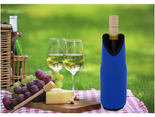 Funda de neopreno reciclado para vino Noun barato