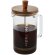 Cafetera de prensa francesa Ivorie 600ml vidrio borosilicato Transparente/madera detalle 2
