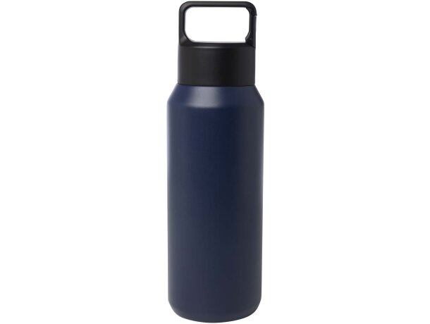 Botella Astra 600ml acero reciclado con aislamiento de cobre Azul marino detalle 2