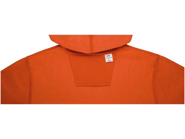 Sudadera con capucha Charon para hombre con interior afelpado Naranja detalle 16