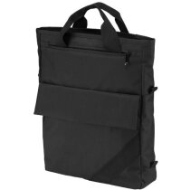 Bolsa 4 en 1 de poliéster grabado negro intenso Bolsa 4 en 1 de poliéster grabado negro intenso