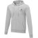 Sudadera con capucha y cremallera completa hombre Theron Gris mezcla detalle 26
