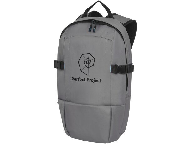 Mochila para portátil de 15 de PET reciclado GRS 8L Baikal Gris detalle 6