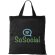 Tote de Algodón "virginia" Negro intenso detalle 1