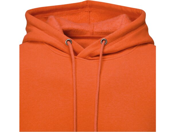 Sudadera con capucha Charon para hombre con interior afelpado Naranja detalle 17
