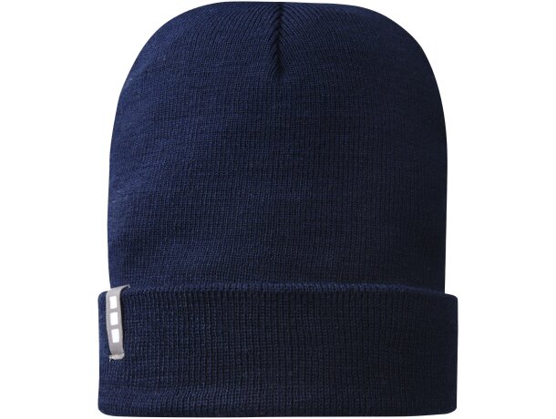 Gorros lana acrílico Elevate Life Azul marino detalle 3