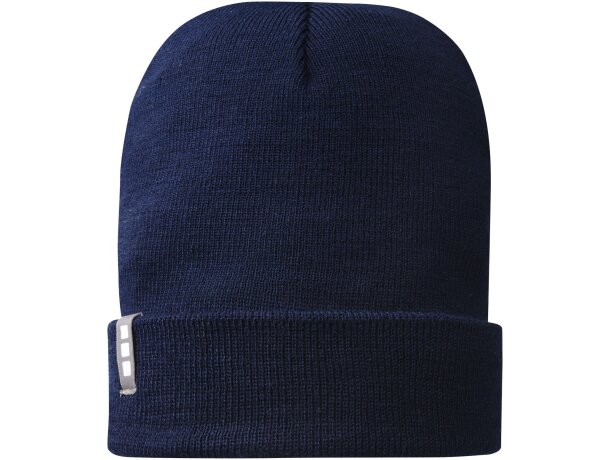 Gorro de Polylana® Hale Azul marino detalle 3