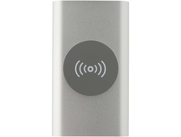 Batería externa inalámbrica Juice aluminio reciclado 4000 mAh Plateado detalle 9