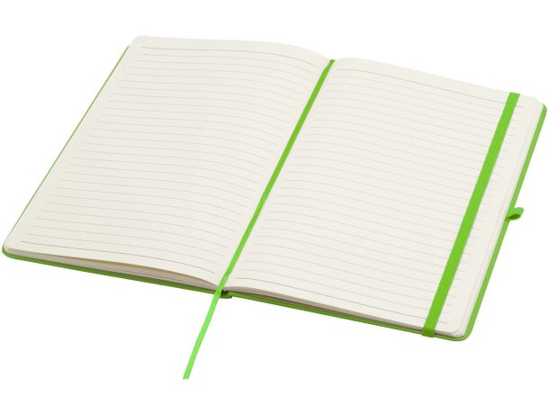 Libreta tapa dura A5 Spectrum Plus con papel certificado FSC Verde lima detalle 38