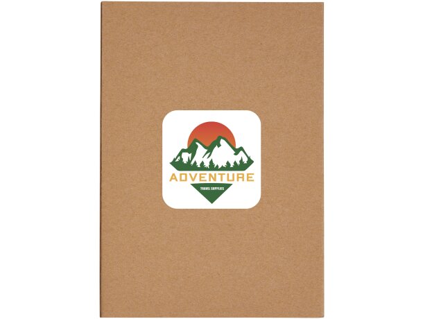 Organizador Liberto con soporte móvil y papel reciclado FSC Negro intenso detalle 13