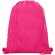 Mochila de cuerdas para empresa poliéster Oriole Magenta detalle 33