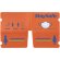 Neceser plegable para mascarillas Madden Naranja detalle 16