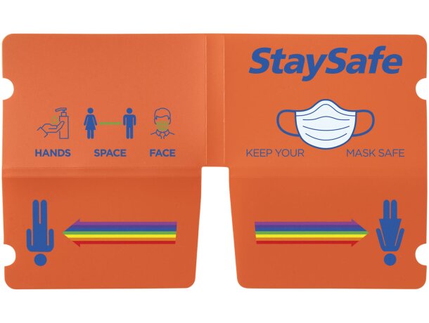 Neceser plegable para mascarillas Madden Naranja detalle 16