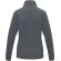 Chaqueta polar mujer Zelus con microforro 140 g/m² Gris tormenta detalle 33