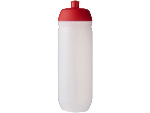 Bidón deportivo HydroFlex estrujable 750ml con tapa abatible Rojo/blanco transparente detalle 36