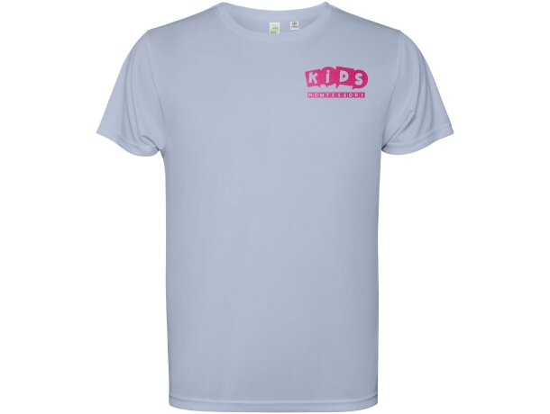 Camiseta manga corta infantil Estoril Roly poliéster reciclado detalle 4