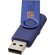 Memoria USB metálica Rotate 4GB con mecanismo rotativo Azul marino detalle 5