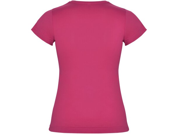 Camiseta mujer manga corta Jamaica Roly 100% algodón entallada detalle 70
