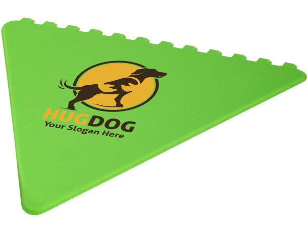Rascador de hielo triangular Frosty de plástico reciclado Verde medio detalle 26