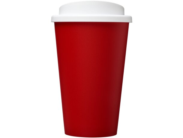 Vaso térmico Americano 350 ml con aislamiento de doble pared Rojo/blanco detalle 58