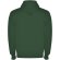 Sudadera con capucha y cremallera Montblanc Roly unisex Verde botella detalle 17