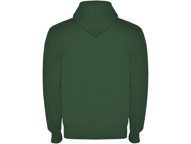 Sudadera con capucha y cremallera Montblanc Roly unisex Verde botella detalle 17